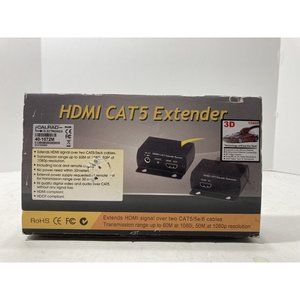 New CALRAD HDMI CAT5 Extender 40-1072M 1080P 3D